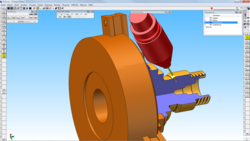 Virtual Gibbs Drehsimulation