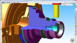 Simulation Y-Achse und B-Achse